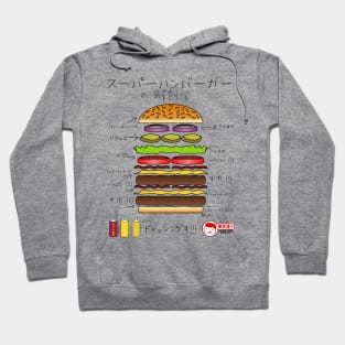 Super Burger Anatomy Hoodie